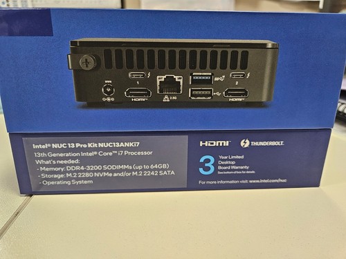 Intel nuc13anki7 slim chassis - (slim,